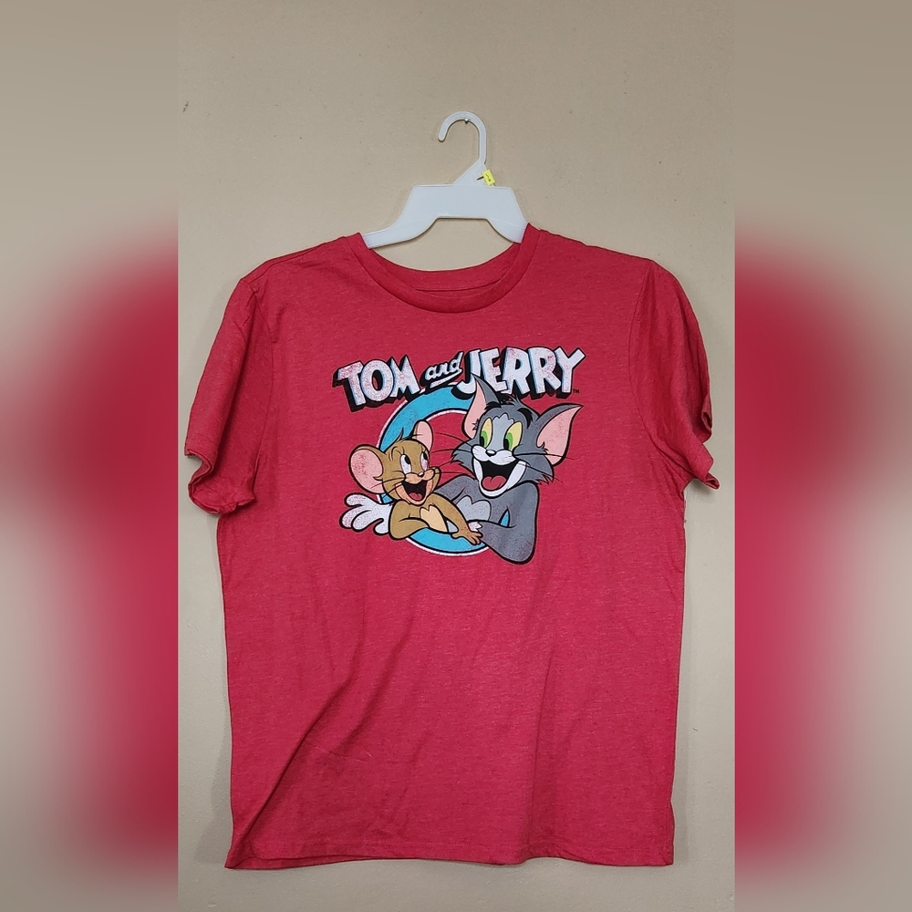 NWOT Tom and Jerry Men's Officially Licensed Distressed Graphic Print T-Shirt 2X